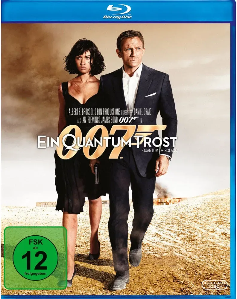 Blu-ray James Bond - Ein Quantum Trost: Actionfilm auf Blu-ray aus Großbritannien 2008
