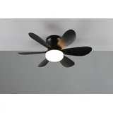 Trio Lund 53 cm Deckenventilator Schwarz
