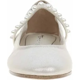 TAMARIS Ballerina Damen Elegant metallic,EU 38 - 38 EU