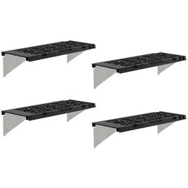 CANOPIA Palram - Gewächshaus Regal Signature 6er Set Anthrazit 27x65x17 cm