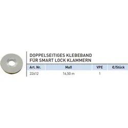 Doppelseitiges Klebeband für Smart Lock Klammern