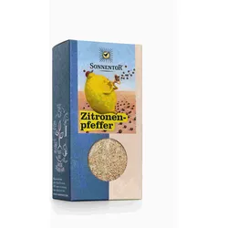 Zitronenpfeffer bio 70 g – Fruchtig-scharfe Bio-Gewürzmischung