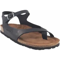 Interbios  Schuhe INTER BIOS 7164 schwarze Damensandale  in Schwarz
