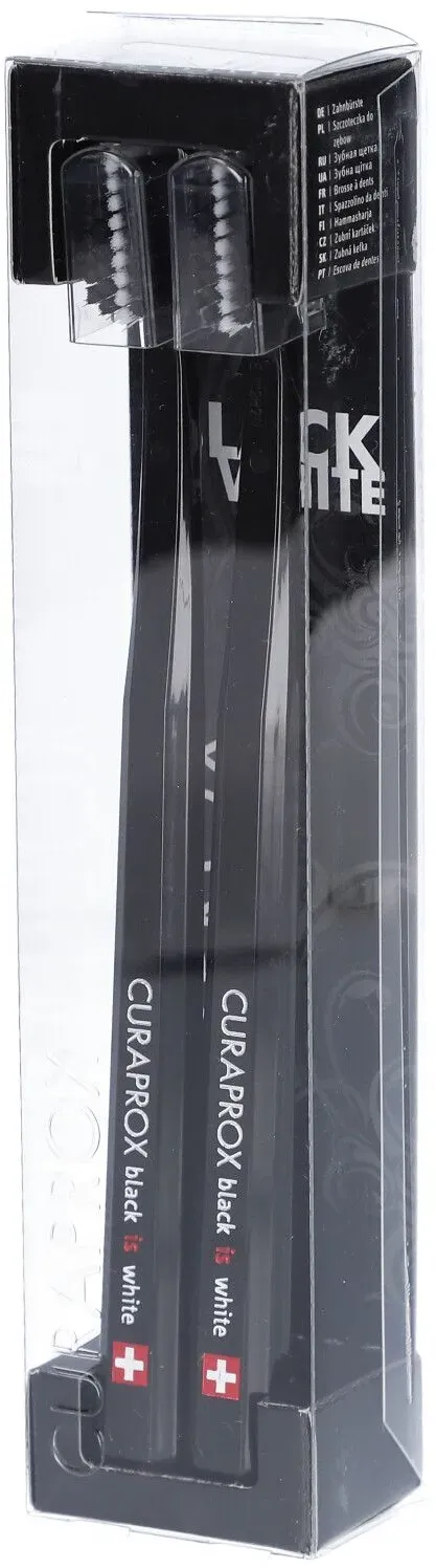 Curaprox Black is White Zahnbürst schw/schw 2 Stk