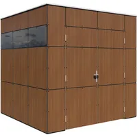 BERTILO Gartenhaus HPL 1 - 6 mm Braun HPL