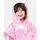 Rip Curl Mixed Snap Cotton Poncho - Natural / Pink - One Size