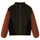 vidaXL Winterjacke Schwarz/Khaki 116
