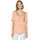 Madeleine Kurzarm Leinen-Shirt mit Spitzenbesatz in pfirsich | Gr.: 42