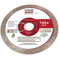 Professionelle Diamanttrennscheiben von HBM