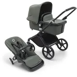 Bugaboo Fox Cub Kinderwagen für jedes Gelände, leichter und stabiler Kinderwagen, strapazierfähiges Design und extragroßes Sonnendach, einteilig und selbststehend faltbar, Forest Green