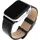 FIXED Leather Strap für Apple Watch 42/44/45/Ultra 49mm - schwarz