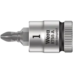 Wera 8755 A Pozidriv Zyklop Bitnuss mit 1/4"-Antrieb - 05003353001