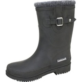 Bockstiegel Damen Gummistiefel Schuhe Helena Gummistiefel Synthetik Regen Freizeit uni gummi-stiefel schwarz 40 EU