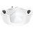 AcquaVapore Badewanne mit Tür Eckbadewanne 140 x 140 cm (S60-EH)