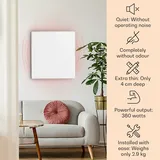 Klarstein Wonderwall 36 Infrarot-Heizung 60x60cm 360W Wochentimer IP24 Weiß
