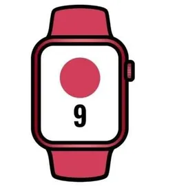 Apple Watch Series 9 GPS + Cellular 45 mm Aluminiumgehäuse (product)red, Sportarmband (product)red M/L