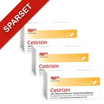 apodiscounter Cetirizin 10 mg Allergie Tabletten von apodiscounter