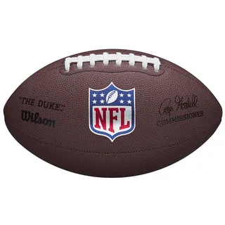 Wilson Football NFL Duke REPLICA, Mischleder, Offizielle Größe, Braun, WTF1825XBBRS