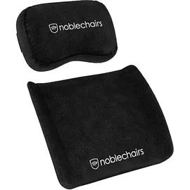 noblechairs Memory Foam Kissen-Set 80 x 40 cm Schwarz