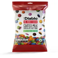 :Diablo No Added Sugar Coated Milk Chocolate Buttons 0,04 kg Bonbons