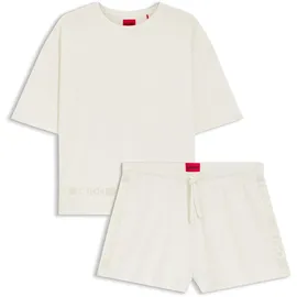 hugo underwear MESH LOGO SHORT-SET Pyjama Beige L