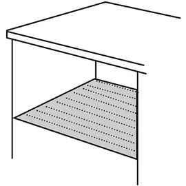 Kela Schubladenmatte 50 x 150 cm, Schrankfolie transparent, 4 Stück, Antirutschmatte Schublade, SOLETTA, Kunststoff