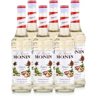 Monin Sirup Pistazie 700ml - Cocktails Milchshakes Kaffeesirup (6er Pack)
