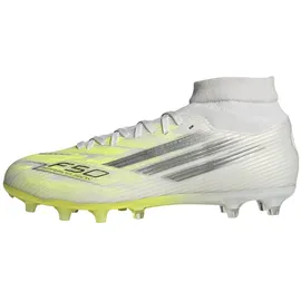 adidas F50 Sparkfusion League Mid Cut FG/AG Herren Cloud White/Iron Metallic/Hi-Res Yellow 39