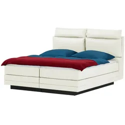 Motor-Boxspringbett  Hardego ¦ weiß ¦ Maße (cm): B: 180 H: 118