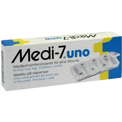 MEDI 7 uno Medikamentendosierer 7 Tage 1 St