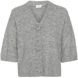 Kaffe Strickjacke KArosie Grau M