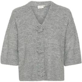 Kaffe Strickjacke KArosie Grau M