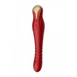 Zalo – Stoß Vibrator Turquoise Rot 1 St