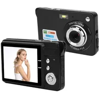Digitalkamera, 18MP Autofokus 8X Digitalzoom 2,7-Zoll-LCD-Display Fotografie-Aufnahmekamera mit Mikrofon für Kinder Freunde Eltern Geschenke(Schwarz)