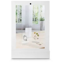 Hama Fotohalter »Fotohalter Acryl, MDF-Platten, Transparent, Weiß Einzelbilderrahmen, Tisch,