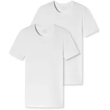 SCHIESSER Herren T-Shirt 2er Pack - Serie "95/5", Rundhals, S-XXL Weiß 2XL