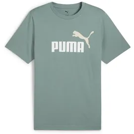 Puma Essentials 2 Color No. 1 Logo T-Shirt Herren 30 green moon XXL