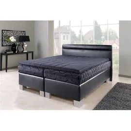 Westfalia Schlafkomfort Boxspringbett, schwarz, Komplettbetten, 22039734-0