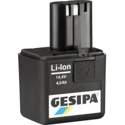 Gesipa Li-Ionen-Schnellwechsel-Akku, Kapazität: 4,0 Ah