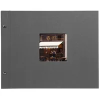 Goldbuch Schraubalbum Bella Vista 39x31 40 weiße Seiten grau