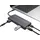 NATEC USB-C Hub Natec NMP-2162, 100 W, Ethernet SD/MicroSD Grau