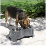 savic Ergo Feeder Hundebar - 2 x 1,5 l, Ø 18,5 cm, H 28 cm