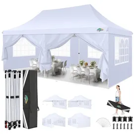 luxuskollektion Faltpavillon 3 x 6 m inkl. 6 Seitenteile