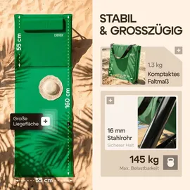 DETEX Sonnenliege Gepolstert Grün