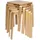 Erzi Hocker Holz 30 x 38 x 30 cm Beige/Braun