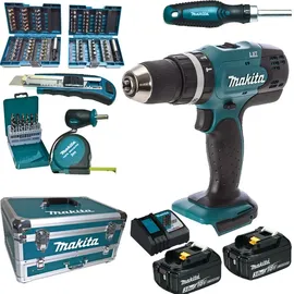 Makita DHP453RFX2 inkl. 2 x 3,0 Ah + Zubehör + Koffer