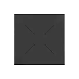 Essentials Infinity Klapptisch 70 x 70 x 109 cm Schwarz/Weiß