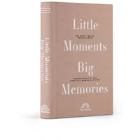 PrintWorks Bookshelf Album - Kleine Moments Big Memories Bücherregal Alben Haus Dekoration, Weiß, Einheitsgröße