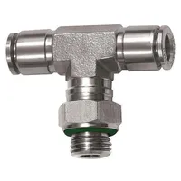 Riegler 135183-855.038-12 ES T-Steckverschraubung, drehbar, G 3/8 a., Schlauch-Ø
