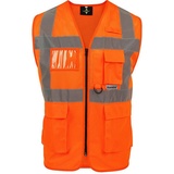 korntex Warnweste Multifunkitons-Warnweste Mesh Multifunction Vest L